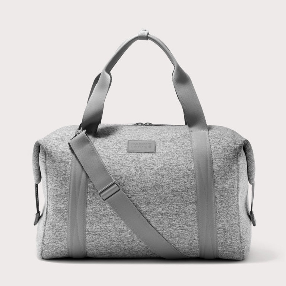 Dagne Dover Gray Heather Weekender Duffel Bag